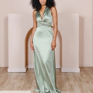 Revelry Dylan Satin Dress